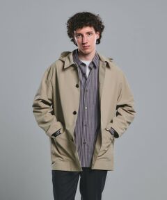 green label relaxing / グリーンレーベル リラクシング ステンカラーコート | DICROS ミドル フード ステンカラー コート -撥水-