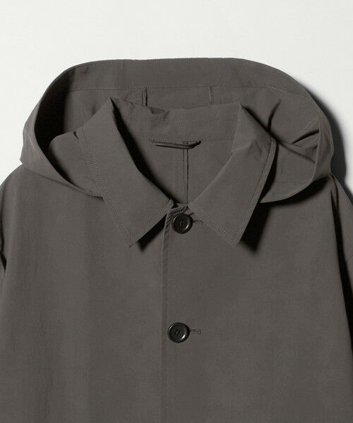 green label relaxing / グリーンレーベル リラクシング ステンカラーコート | DICROS ミドル フード ステンカラー コート -撥水- | 詳細7