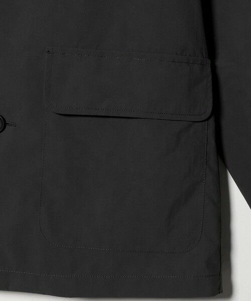 green label relaxing / グリーンレーベル リラクシング ステンカラーコート | DICROS ミドル フード ステンカラー コート -撥水- | 詳細5