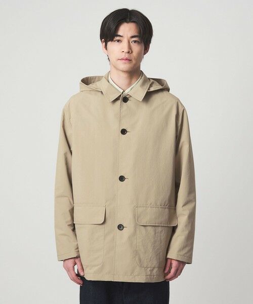 green label relaxing / グリーンレーベル リラクシング ステンカラーコート | DICROS ミドル フード ステンカラー コート -撥水- | 詳細22