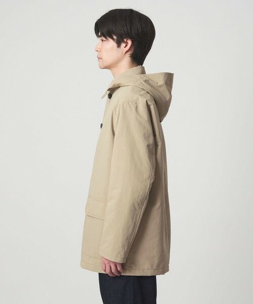 green label relaxing / グリーンレーベル リラクシング ステンカラーコート | DICROS ミドル フード ステンカラー コート -撥水- | 詳細23