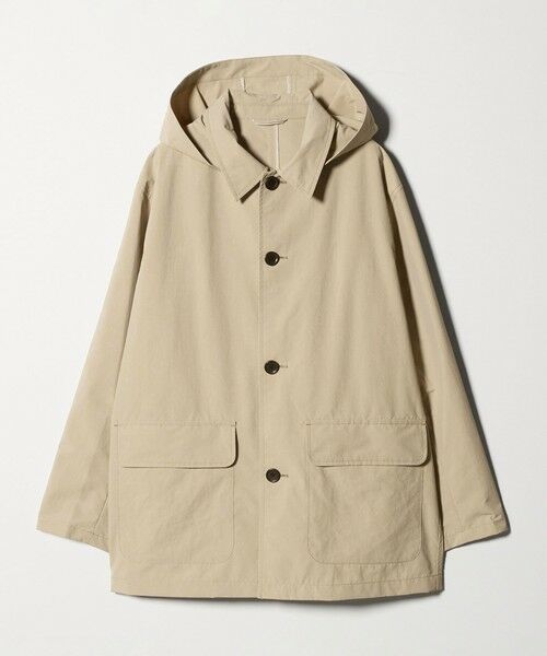 green label relaxing / グリーンレーベル リラクシング ステンカラーコート | DICROS ミドル フード ステンカラー コート -撥水- | 詳細25