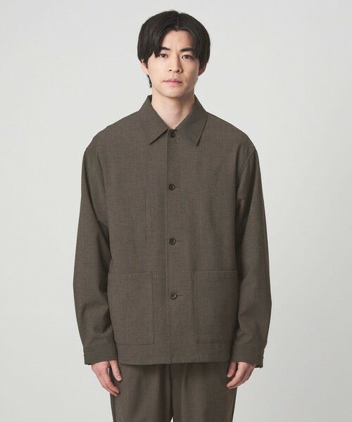 green label relaxing / グリーンレーベル リラクシング ブルゾン | テック カルゼ カバーオール ジャケット -ストレッチ- | 詳細6