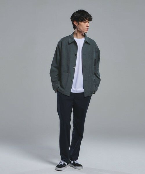green label relaxing / グリーンレーベル リラクシング ブルゾン | テック カルゼ カバーオール ジャケット -ストレッチ- | 詳細24