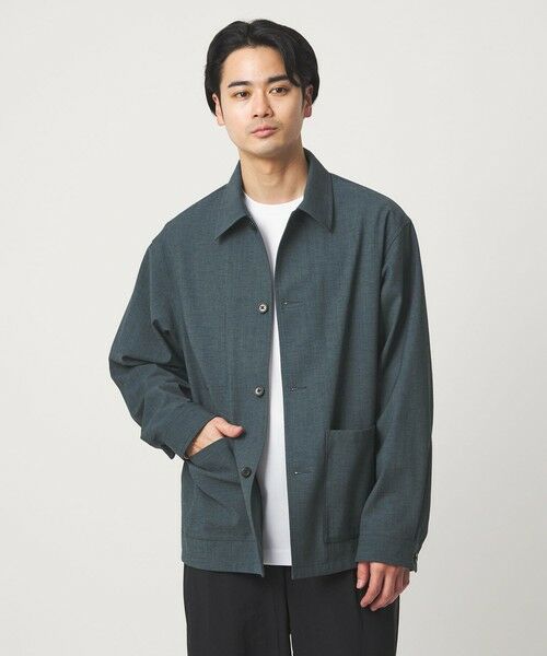 green label relaxing / グリーンレーベル リラクシング ブルゾン | テック カルゼ カバーオール ジャケット -ストレッチ- | 詳細25