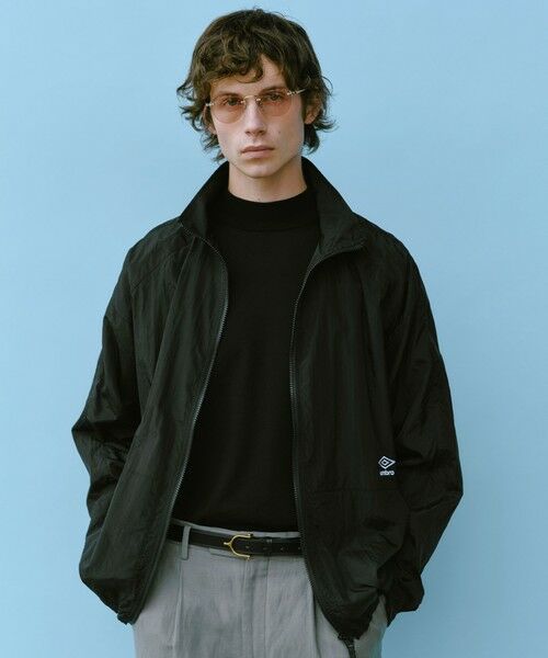 green label relaxing / グリーンレーベル リラクシング ナイロンジャケット | 【別注】＜UMBRO＞スタンド ジャケット ブルゾン | 詳細1