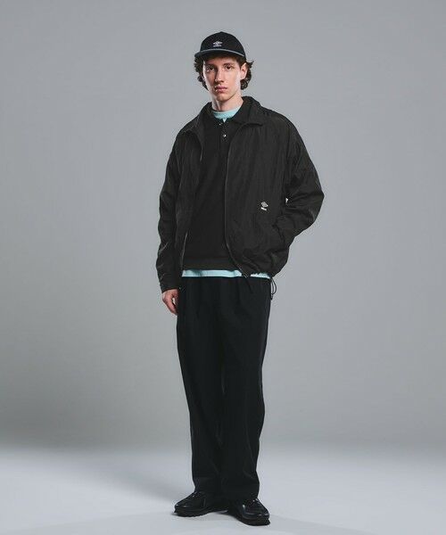 green label relaxing / グリーンレーベル リラクシング ナイロンジャケット | 【別注】＜UMBRO＞スタンド ジャケット ブルゾン | 詳細4