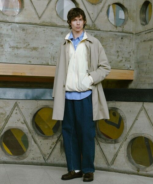 green label relaxing / グリーンレーベル リラクシング ナイロンジャケット | 【別注】＜UMBRO＞スタンド ジャケット ブルゾン | 詳細15