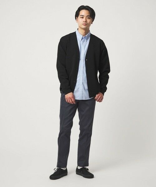 green label relaxing / グリーンレーベル リラクシング カーディガン・ボレロ | ポリエステル リンクス Vネック カーディガン | 詳細1