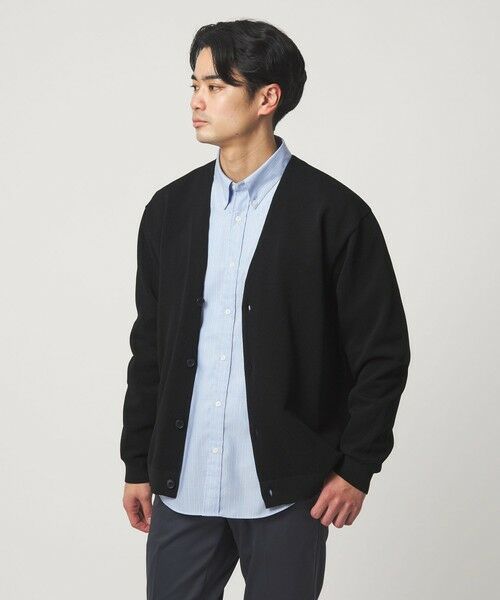 green label relaxing / グリーンレーベル リラクシング カーディガン・ボレロ | ポリエステル リンクス Vネック カーディガン | 詳細2