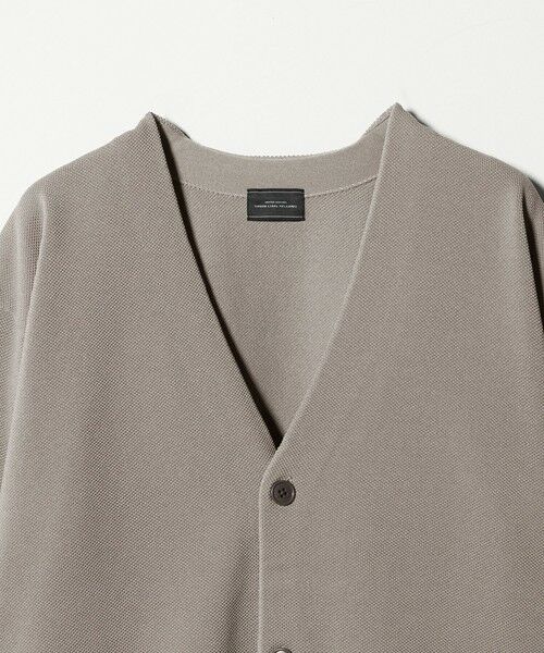 green label relaxing / グリーンレーベル リラクシング カーディガン・ボレロ | ポリエステル リンクス Vネック カーディガン | 詳細9