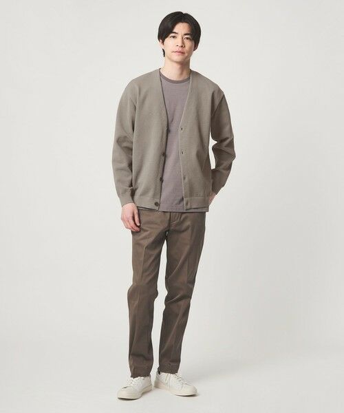 green label relaxing / グリーンレーベル リラクシング カーディガン・ボレロ | ポリエステル リンクス Vネック カーディガン | 詳細6