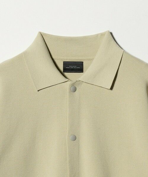 green label relaxing / グリーンレーベル リラクシング カーディガン・ボレロ | スナップ ポロカラー カーディガン | 詳細6