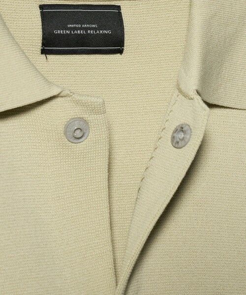 green label relaxing / グリーンレーベル リラクシング カーディガン・ボレロ | スナップ ポロカラー カーディガン | 詳細9