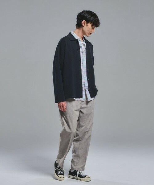 green label relaxing / グリーンレーベル リラクシング カーディガン・ボレロ | スナップ ポロカラー カーディガン | 詳細14