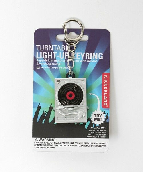 green label relaxing / グリーンレーベル リラクシング キーホルダー・ストラップ | ＜KIKKERLAND＞ターンテーブル キーホルダー | 詳細6