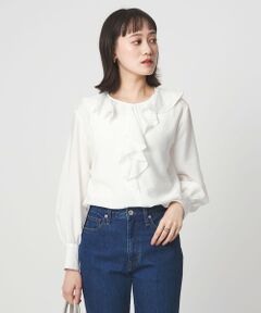 green label relaxing / グリーンレーベル リラクシング シャツ・ブラウス | ラッフル ブラウス