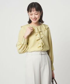 green label relaxing / グリーンレーベル リラクシング シャツ・ブラウス | ラッフル ブラウス