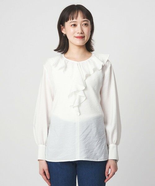 green label relaxing / グリーンレーベル リラクシング シャツ・ブラウス | ラッフル ブラウス | 詳細4