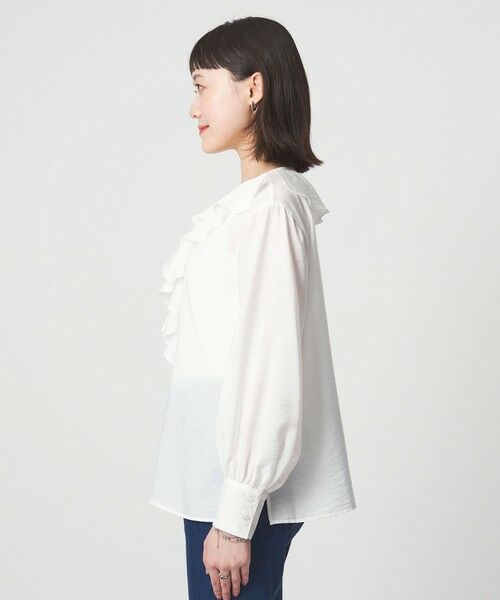 green label relaxing / グリーンレーベル リラクシング シャツ・ブラウス | ラッフル ブラウス | 詳細5