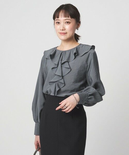 green label relaxing / グリーンレーベル リラクシング シャツ・ブラウス | ラッフル ブラウス | 詳細12