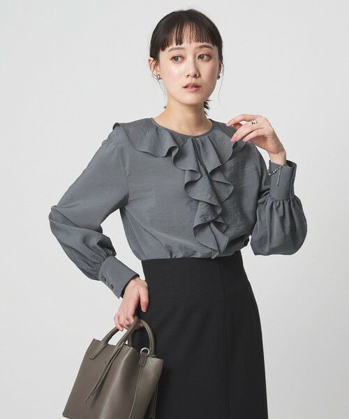 green label relaxing / グリーンレーベル リラクシング シャツ・ブラウス | ラッフル ブラウス | 詳細13