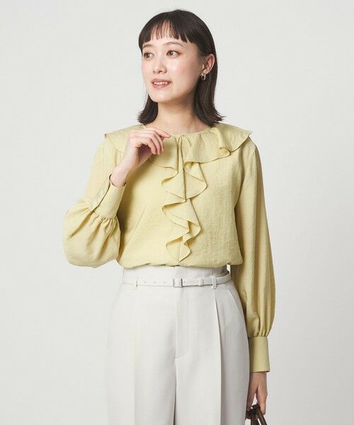 green label relaxing / グリーンレーベル リラクシング シャツ・ブラウス | ラッフル ブラウス | 詳細18