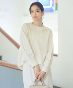 ［size SHORTあり］フルリー フォルム プルオーバー ブラウス