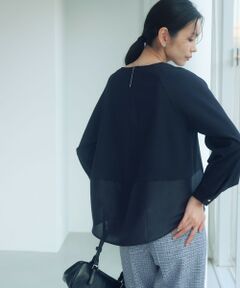 green label relaxing / グリーンレーベル リラクシング シャツ・ブラウス | ［size SHORTあり］フルリー フォルム プルオーバー ブラウス