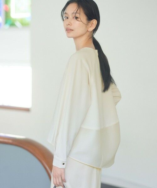 green label relaxing / グリーンレーベル リラクシング シャツ・ブラウス | ［size SHORTあり］フルリー フォルム プルオーバー ブラウス | 詳細1