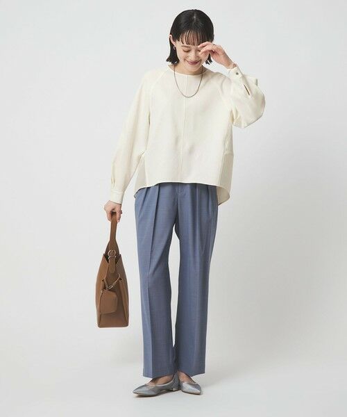 green label relaxing / グリーンレーベル リラクシング シャツ・ブラウス | ［size SHORTあり］fleurie(フルリー) フォルム プルオーバー ブラウス | 詳細14