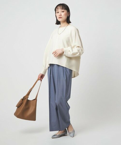 green label relaxing / グリーンレーベル リラクシング シャツ・ブラウス | ［size SHORTあり］fleurie(フルリー) フォルム プルオーバー ブラウス | 詳細15