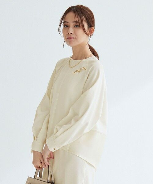 green label relaxing / グリーンレーベル リラクシング シャツ・ブラウス | ［size SHORTあり］フルリー フォルム プルオーバー ブラウス | 詳細3
