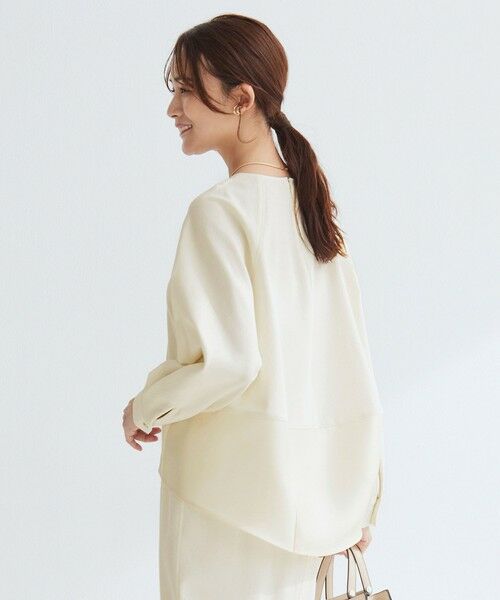 green label relaxing / グリーンレーベル リラクシング シャツ・ブラウス | ［size SHORTあり］フルリー フォルム プルオーバー ブラウス | 詳細7