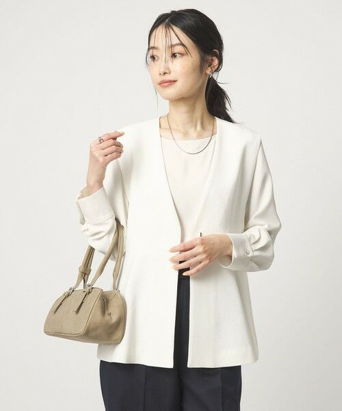 green label relaxing / グリーンレーベル リラクシング シャツ・ブラウス | クルーネック ブラウス 2 マシンウォッシャブル UVカット | 詳細3