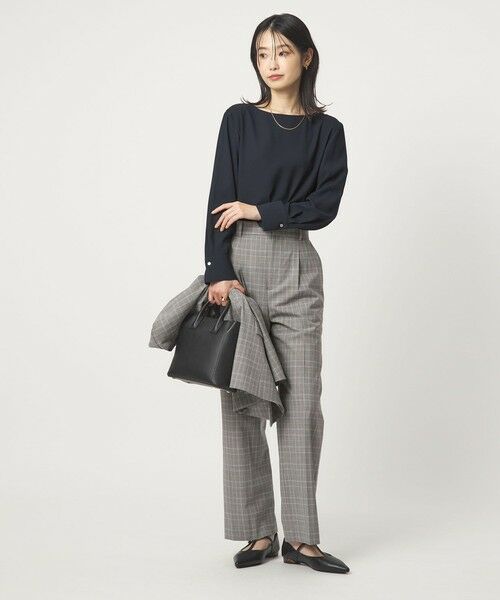 green label relaxing / グリーンレーベル リラクシング シャツ・ブラウス | クルーネック ブラウス 2 マシンウォッシャブル UVカット | 詳細21