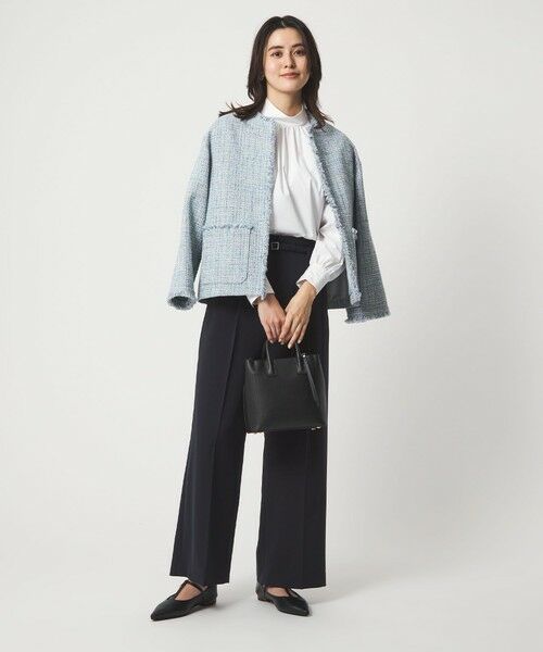 green label relaxing / グリーンレーベル リラクシング シャツ・ブラウス | ［size SHORTあり］ハイネック ボリューム スリーブ ブラウス | 詳細3