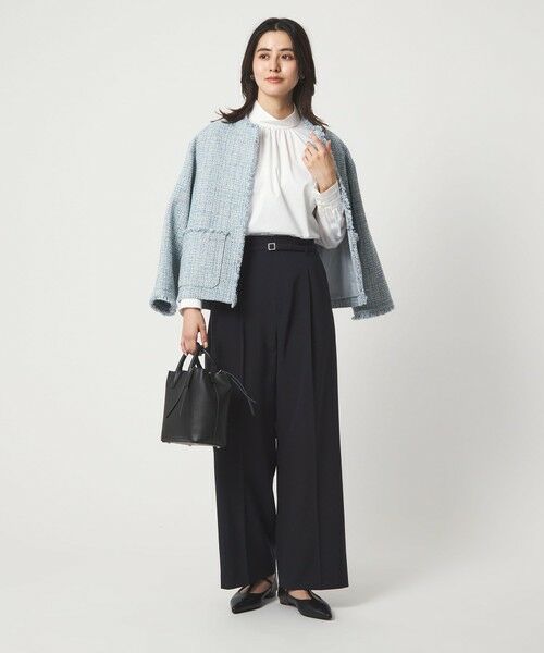 green label relaxing / グリーンレーベル リラクシング シャツ・ブラウス | ［size SHORTあり］ハイネック ボリューム スリーブ ブラウス | 詳細4