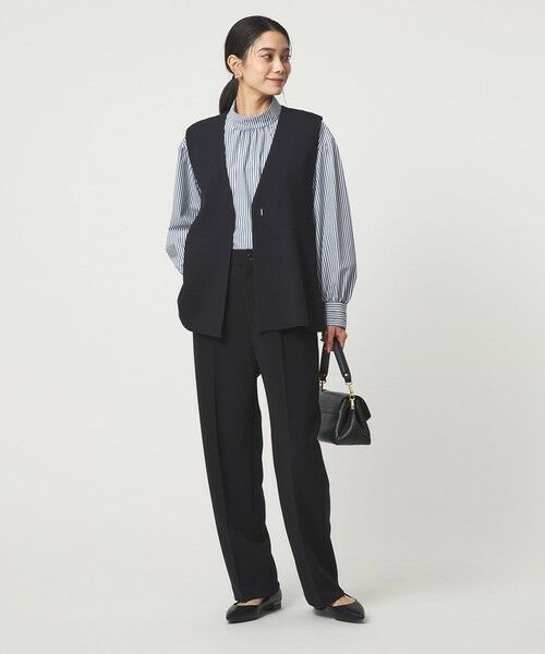 green label relaxing / グリーンレーベル リラクシング シャツ・ブラウス | ［size SHORTあり］ハイネック ボリューム スリーブ ブラウス | 詳細18