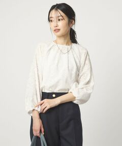 green label relaxing / グリーンレーベル リラクシング シャツ・ブラウス | カットジャガード ブラウス