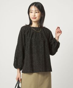 green label relaxing / グリーンレーベル リラクシング シャツ・ブラウス | カットジャガード ブラウス