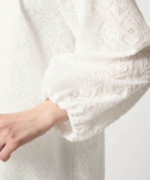 green label relaxing / グリーンレーベル リラクシング シャツ・ブラウス | カットジャガード ブラウス | 詳細9