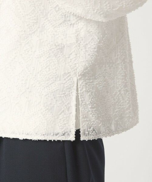 green label relaxing / グリーンレーベル リラクシング シャツ・ブラウス | カットジャガード ブラウス | 詳細10