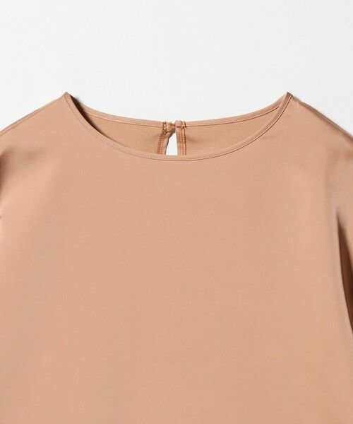 green label relaxing / グリーンレーベル リラクシング カットソー | サテン ドッキング ラウンドヘム プルオーバー カットソー | 詳細19