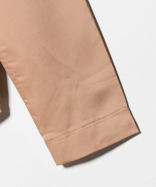 green label relaxing / グリーンレーベル リラクシング カットソー | サテン ドッキング ラウンドヘム プルオーバー カットソー | 詳細6