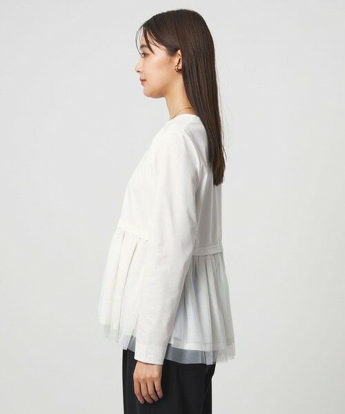 green label relaxing / グリーンレーベル リラクシング カットソー | ティアード ペプラム プルオーバー カットソー | 詳細7