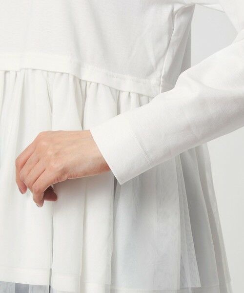 green label relaxing / グリーンレーベル リラクシング カットソー | ティアード ペプラム プルオーバー カットソー | 詳細11