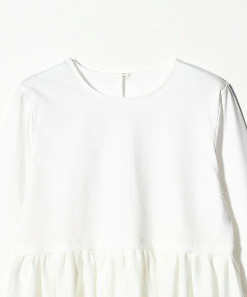 green label relaxing / グリーンレーベル リラクシング カットソー | ティアード ペプラム プルオーバー カットソー | 詳細15