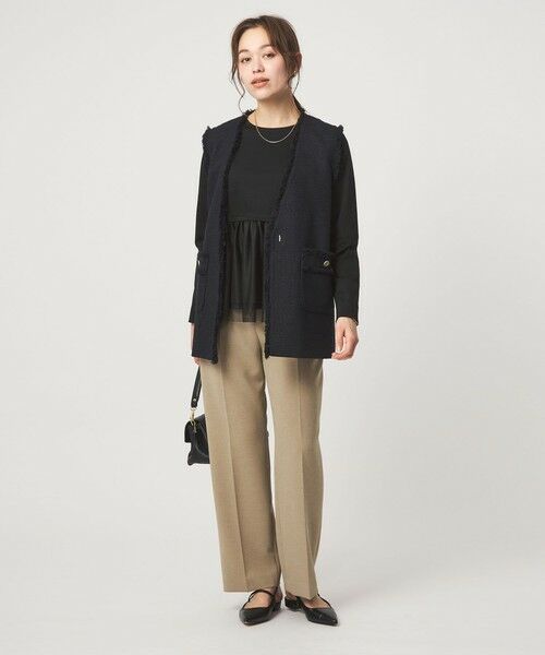 green label relaxing / グリーンレーベル リラクシング カットソー | ティアード ペプラム プルオーバー カットソー | 詳細22