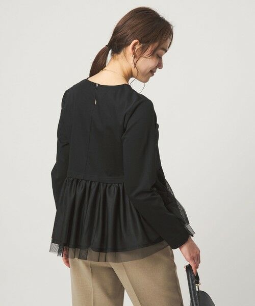 green label relaxing / グリーンレーベル リラクシング カットソー | ティアード ペプラム プルオーバー カットソー | 詳細19